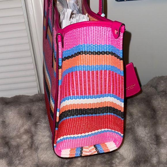 Kate Spade Vibrant Pink and Blue Tote - Picture 6 of 12